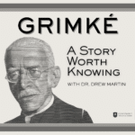 A line drawing of a portrait of Francis Grimke.